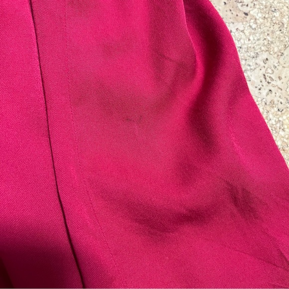 Uniqlo Red Long Sleeve Rayon Wrap Dress / Cover up Sz XXS - Picture 13 of 16